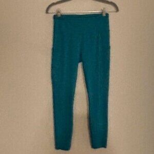 Lululemon Fast and Free High-Rise Tight 25” – Teal Green – Size 6
